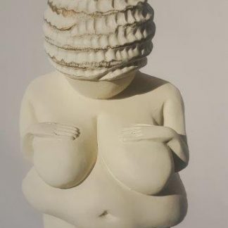 Goddess Venus of Willendorf Wall Hanging In Silk