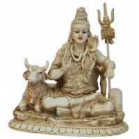 Hindu Shiva & Nandi Statue ~God & Animal
